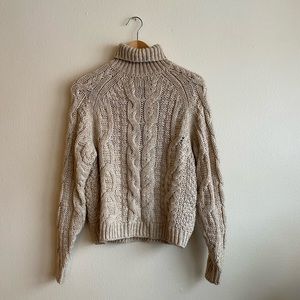 Women’s H&M Cream Chunky Knit Sweater XS